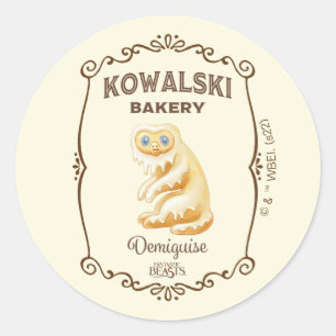 Kowalski Bäckerei - Demiguise Runder Aufkleber