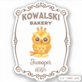 Kowalski Bäckerei Fwooper Aufkleber (Vorderseite)