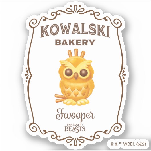 Kowalski Bäckerei Fwooper Aufkleber (Vorderseite)