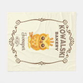 Kowalski Bäckerei Fwooper Fleecedecke (Vorderseite (Horizontal))