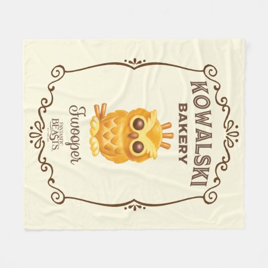 Kowalski Bäckerei Fwooper Fleecedecke (Vorderseite (Horizontal))