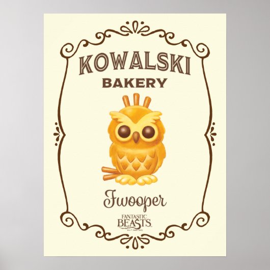 Kowalski Bäckerei Fwooper Poster (Vorne)