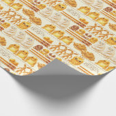 Kowalski Bäckerei Leckereien Muster Geschenkpapier (Ecke)