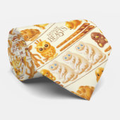 Kowalski Bäckerei Leckereien Muster Krawatte (Gerollt)