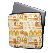 Kowalski Bäckerei Leckereien Muster Laptopschutzhülle (Vorderseite Links)