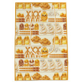 Kowalski Bäckerei Leckereien Muster Mittlere Geschenktüte (Rückseite)