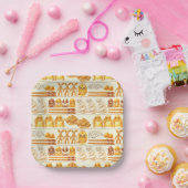 Kowalski Bäckerei Leckereien Muster Pappteller (Party)