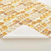 Kowalski Bäckerei Leckereien Muster Sherpadecke (3/4)