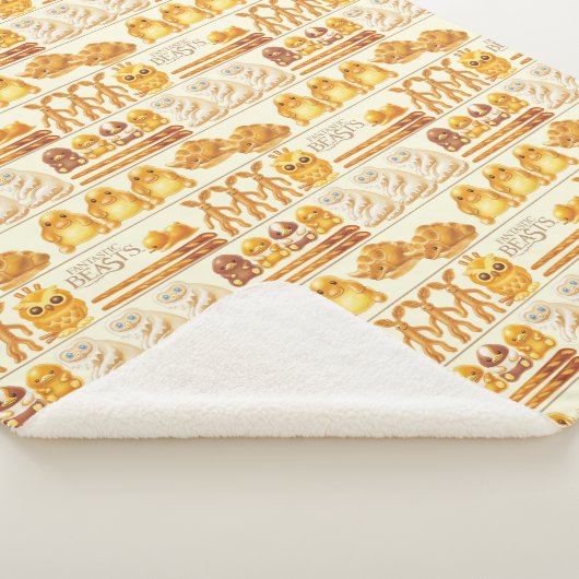 Kowalski Bäckerei Leckereien Muster Sherpadecke (3/4)