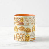 Kowalski Bäckerei Leckereien Muster Tasse (Zentrum)