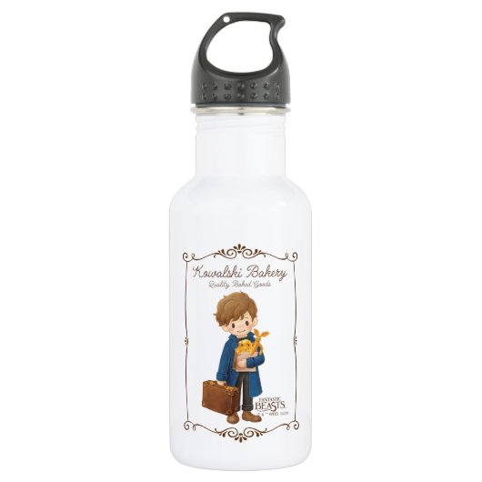 Kowalski Bäckerei - Newt Scamander Edelstahlflasche (Vorderseite)