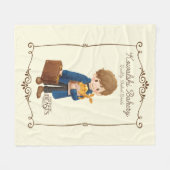 Kowalski Bäckerei - Newt Scamander Fleecedecke (Vorderseite (Horizontal))