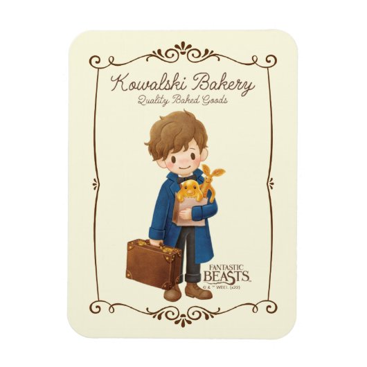 Kowalski Bäckerei - Newt Scamander Magnet (Vertikal)