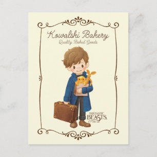 Kowalski Bäckerei - Newt Scamander Postkarte