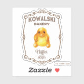 Kowalski Bäckerei - Niffler Aufkleber (Blatt)