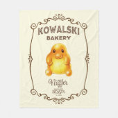 Kowalski Bäckerei - Niffler Fleecedecke (Vorderseite)