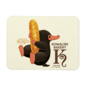 Kowalski Bäckerei - Niffler mit Brot Magnet (Horizontal)
