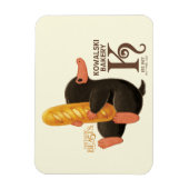 Kowalski Bäckerei - Niffler mit Brot Magnet (Vertikal)