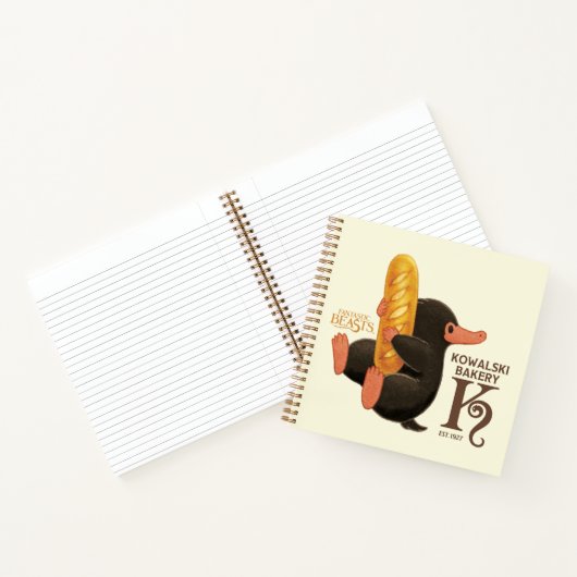 Kowalski Bäckerei - Niffler mit Brot Notizblock (Innenseite)