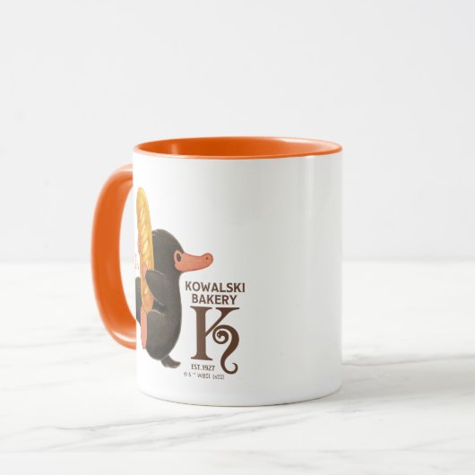 Kowalski Bäckerei - Niffler mit Brot Tasse (Vorderseite Links)