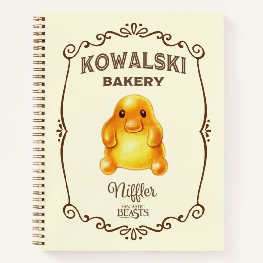 Kowalski Bäckerei - Niffler Notizblock (Vorderseite)