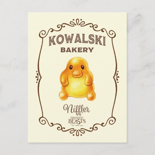 Kowalski Bäckerei - Niffler Postkarte (Vorderseite)