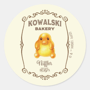 Kowalski Bäckerei - Niffler Runder Aufkleber