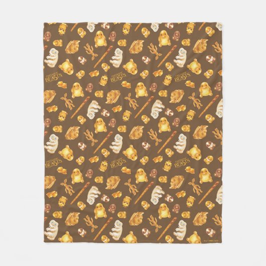 Kowalski Bäckerei Toss Pattern Fleecedecke (Vorderseite)