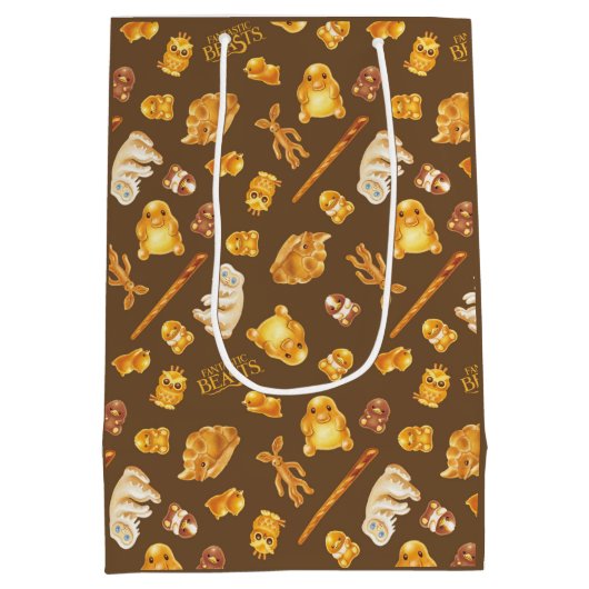 Kowalski Bäckerei Toss Pattern Mittlere Geschenktüte (Rückseite)