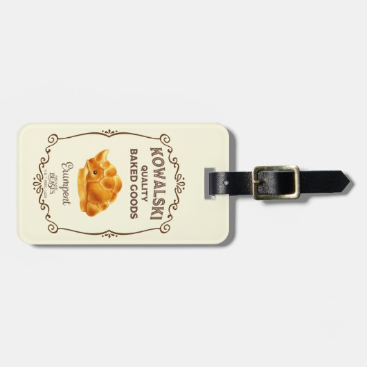 Kowalski Bakery - Erumpent Gepäckanhänger (Vorderseite horizontal)