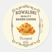 Kowalski Bakery - Erumpent Runder Aufkleber (Vorderseite)