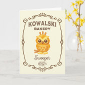 Kowalski Bakery Fwooper Karte (Gelbe Blume)