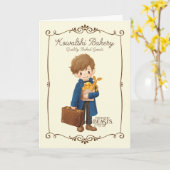 Kowalski Bakery - Newt Scamander Karte (Gelbe Blume)