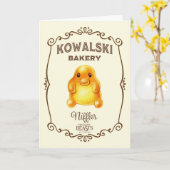 Kowalski Bakery - Niffler Karte (Gelbe Blume)