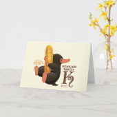 Kowalski Bakery - Niffler With Bread Karte (Gelbe Blume)