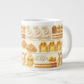 Kowalski Bakery Rows of Treats Pattern Jumbo-Tasse (Vorderseite Rechts)