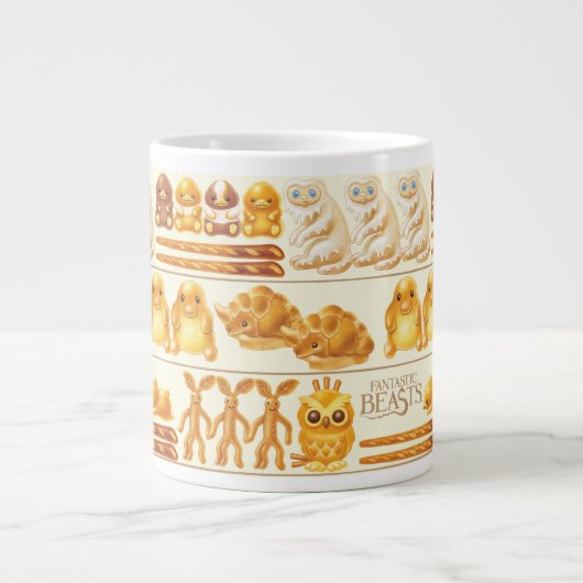 Kowalski Bakery Rows of Treats Pattern Jumbo-Tasse (Vorderseite)