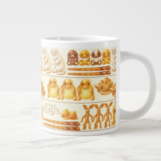 Kowalski Bakery Rows of Treats Pattern Jumbo-Tasse (Rechts)