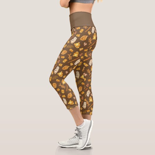 Kowalski Bakery Toss Pattern Capri Leggings (Links)
