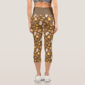 Kowalski Bakery Toss Pattern Capri Leggings (Rückseite)