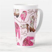 Kowgirl-Musterstil Milchtasse (Rechte Ecke)