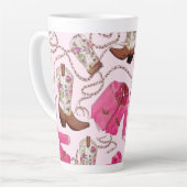 Kowgirl-Musterstil Milchtasse (Linke Ecke)