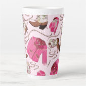 Kowgirl-Musterstil Milchtasse (Vorderseite)