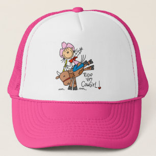 Kowgirl-Reiten-Stier-T-Shirts und Geschenke mit St Truckerkappe