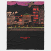 Kowloon City-Fleece Blanket Fleecedecke (Vorderseite)