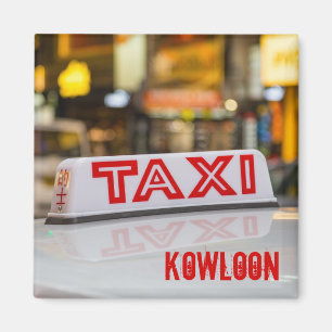 Kowloon Taxi in Urban Hongkong Magnet