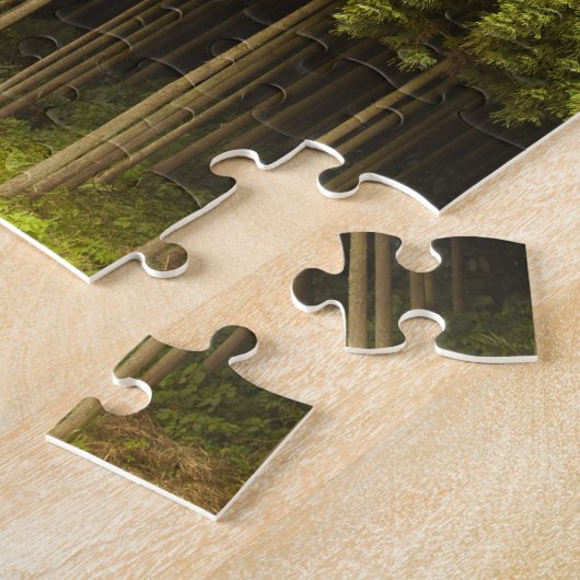 Koya Sugi Zedern-Bäume Puzzle (Seite)