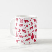 Koyun dog Christmas Design Kaffeetasse (Vorderseite Links)