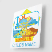 KOZ Wanduhr - hergestellt auf ihr Bild-Englisch (Winkel)