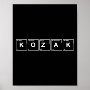 Kozak - Lustiges Ukrainisches Patriot-Shirt Retro Poster